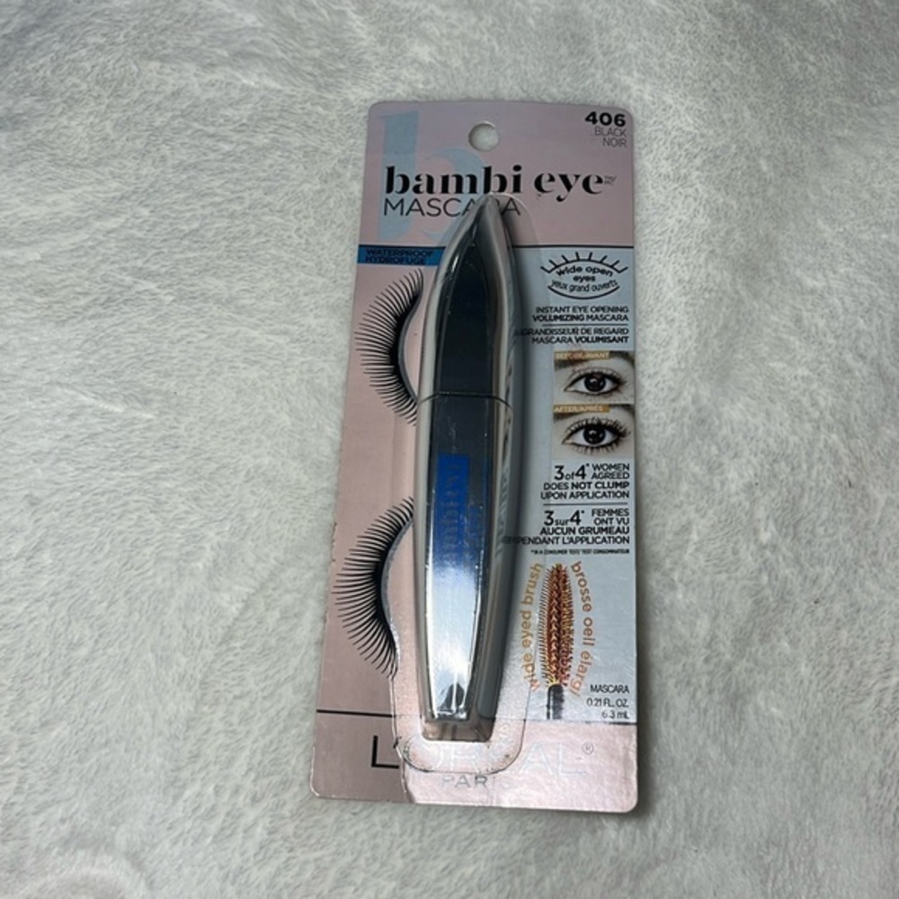 L’Oréal Bambi eye Mascara Waterproof Hydrofuge .21FL. Oz‎